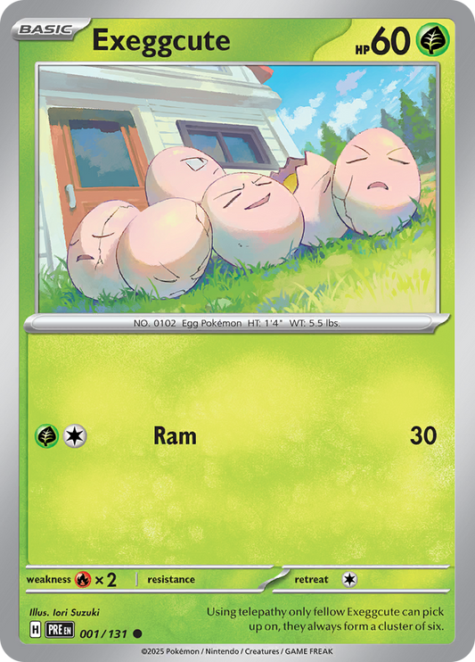 001/131 - Prismatic Evolutions - Exeggcute