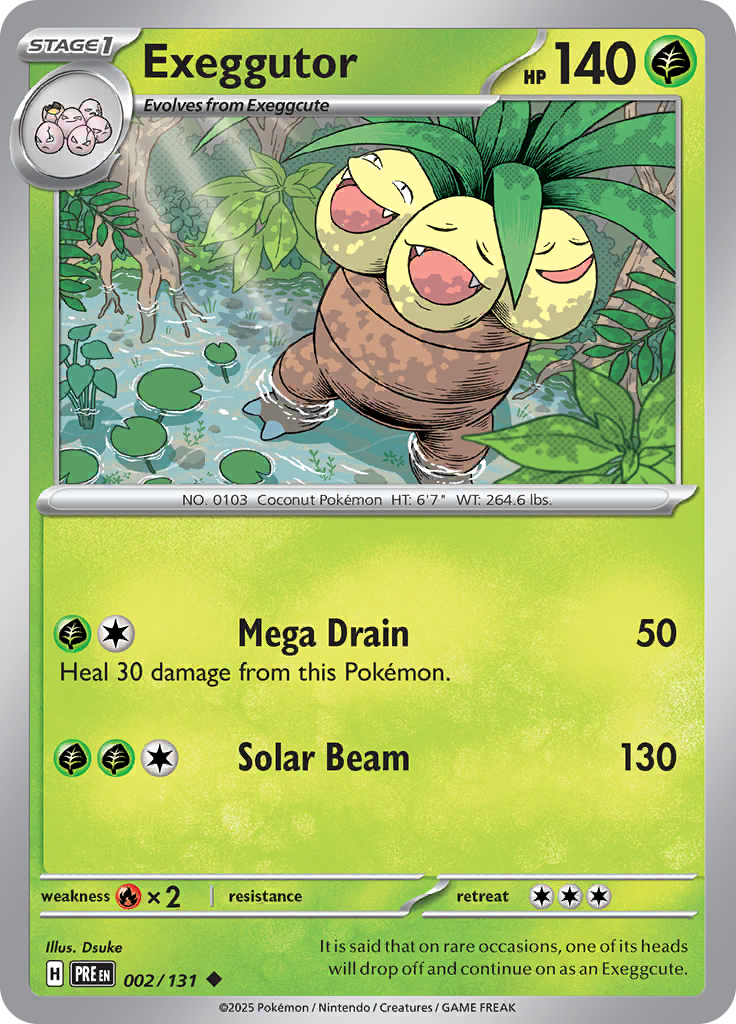 002/131 - Prismatic Evolutions - Exeggutor