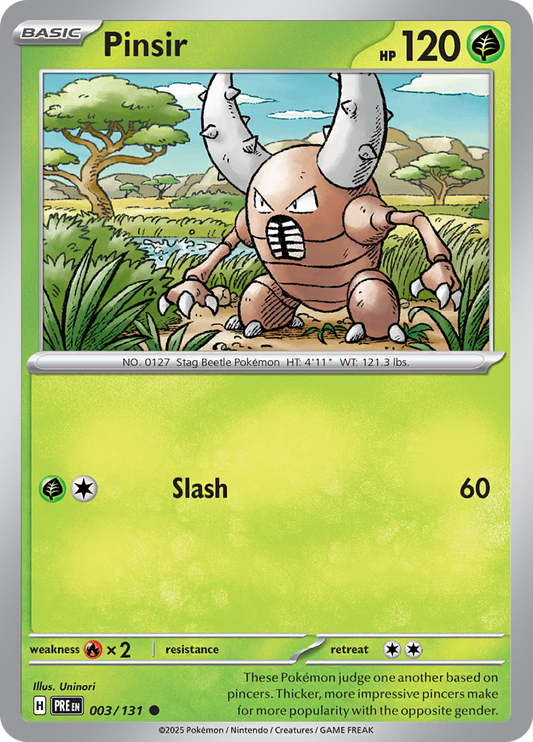 003/131 - Prismatic Evolutions - Pinsir