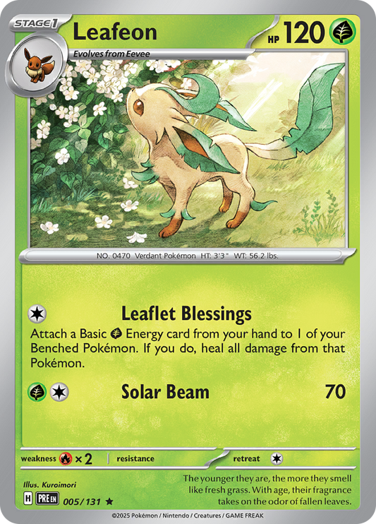 005/131 - Prismatic Evolutions - Leafeon