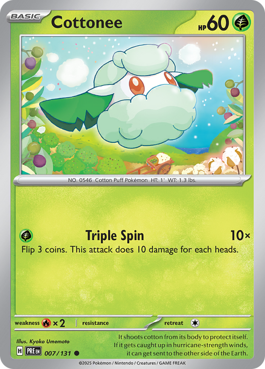 007/131 - Prismatic Evolutions - Cottonee